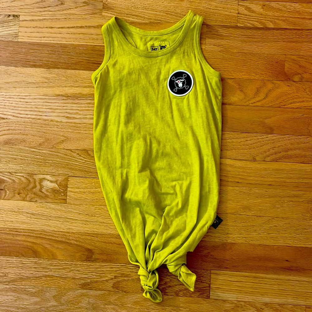 Nu nu nu girls tank dress/shirt in green size 3/4 years old